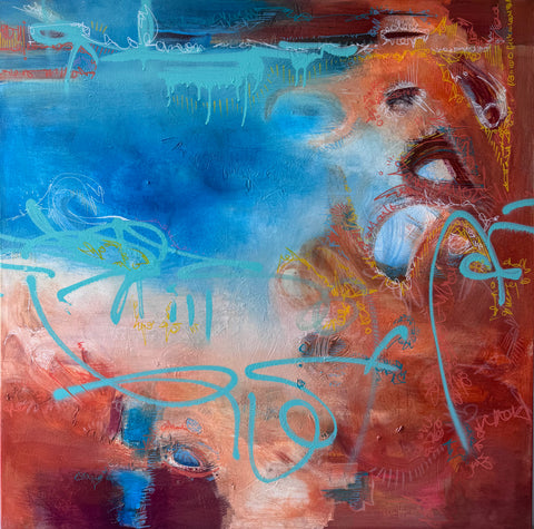 Azure Estuaries and Fiery Rocks II