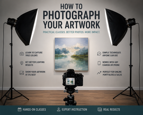 NEW WORKSHOP ~ HOW TO PHOTOGRAPH YOUR ARTWORK