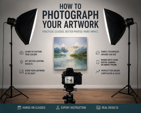 NEW WORKSHOP ~ HOW TO PHOTOGRAPH YOUR ARTWORK