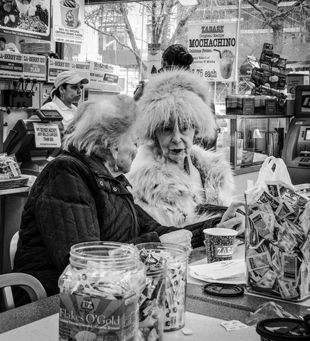 NYC Zabar Ladies b&w