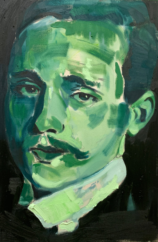Study of Leon in Green and Turquoise
