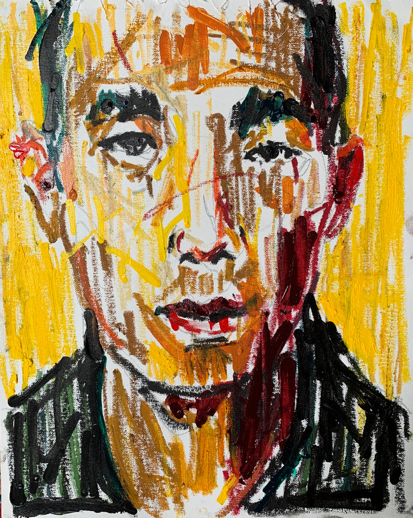 Portrait Study with Yellow